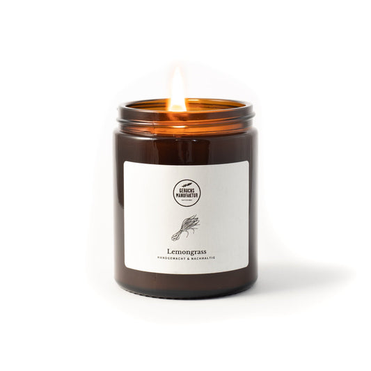 Sommer Duftkerzen mit Orange & Lemongrass