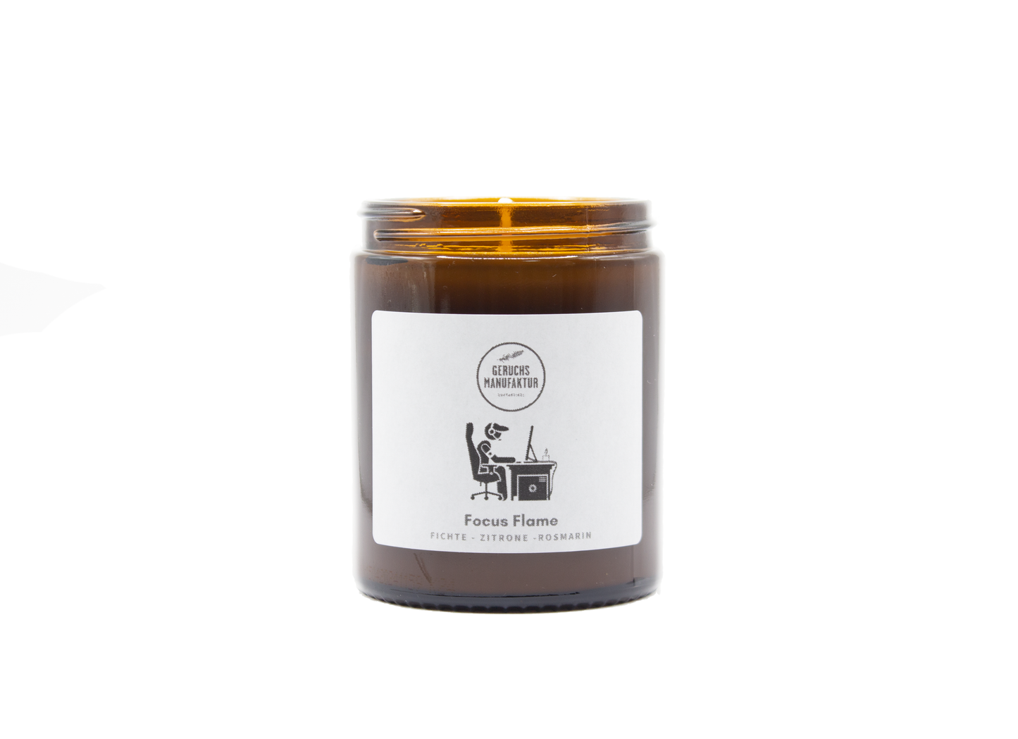 Duftkerze „Focus Flame“ – Klarheit & Frische