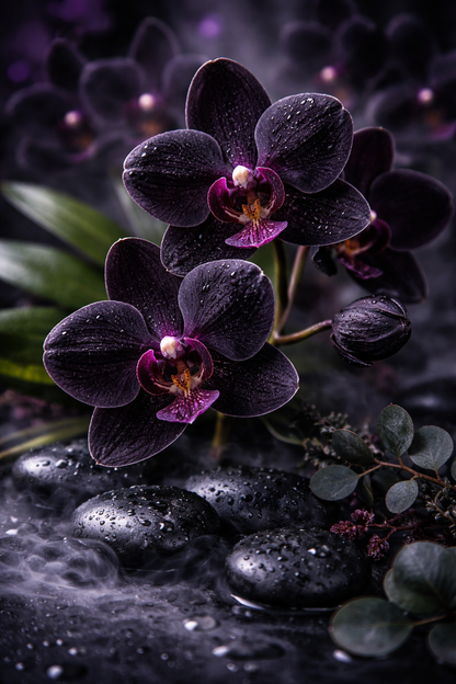 Limitierte Duftkerze Schwarze-Orchidee