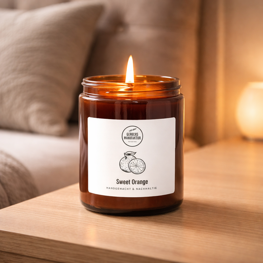 Duftkerze „Sweet Orange“ – Fruchtig & erfrischend