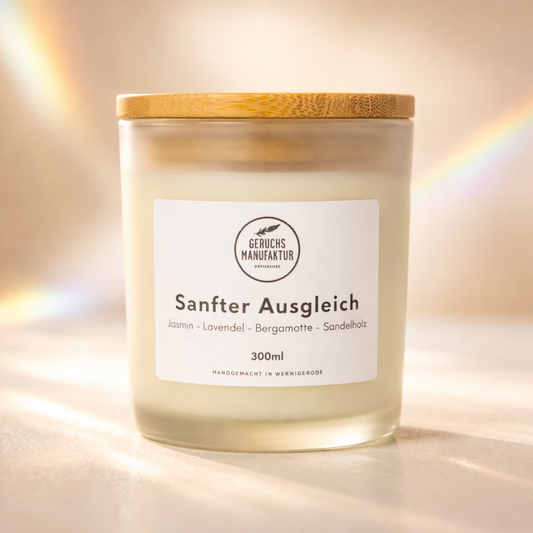 Aromatherapie-Kerze „Sanfter Ausgleich“ – Balance & Harmonie