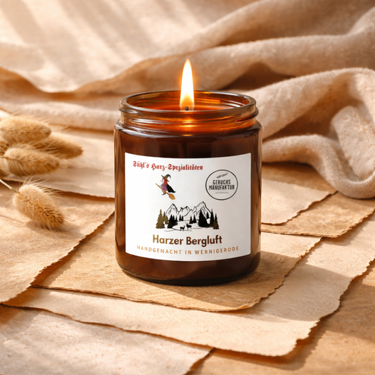 Duftkerze „Harzer Bergluft“ – Frisch & belebend