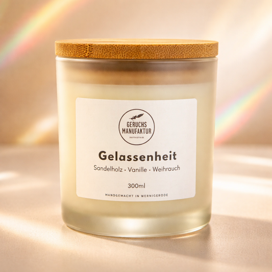 Aromatherapie-Kerze „Gelassenheit“ – Beruhigende Atmosphäre
