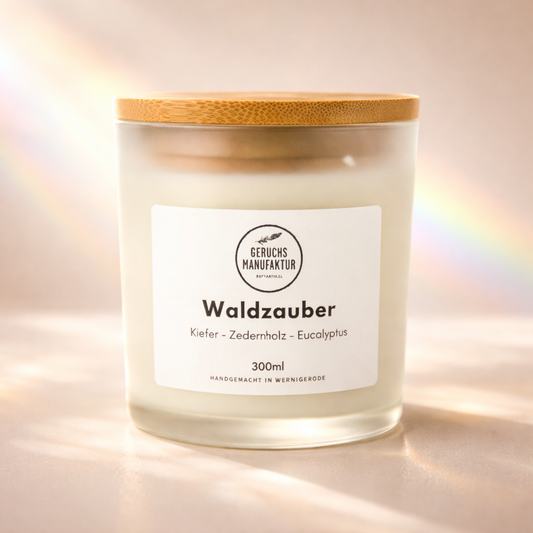Aromatherapie-Kerze „Waldzauber“ – Waldige Entspannung