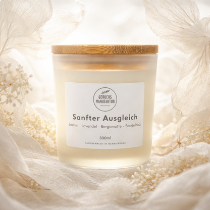 Aromatherapie-Kerze Sanfter Ausgleich, Detailansicht
